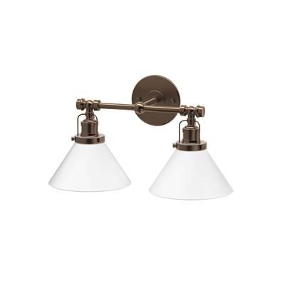 Cafe Double Sconce, Bronze by Gatco