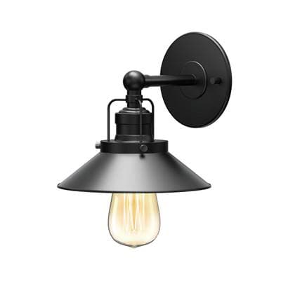 Gatco Modern Farmhouse Metal Single Sconce - Matte Black