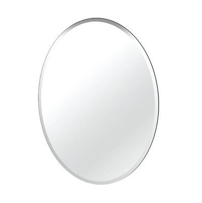 Flush Mount EZ Hanging 32''H Frameless Oval Mirror by Gatco