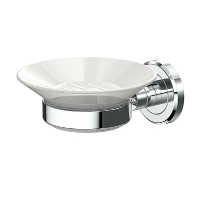 Gatco Latitude Porcelain Soap Dish - Chrome