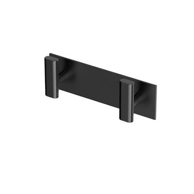 Gatco Elevate All Modern D1/2cor 6.5'' L Double Robe Hook - Matte Black by Gatco