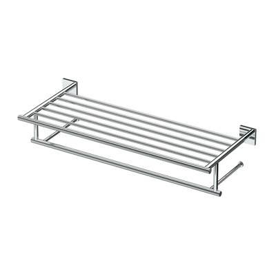 Elevate Minimalist Towel Rack, Chrome