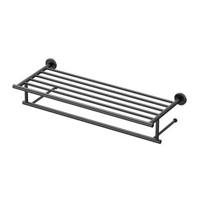 Latitude 24''L Minimalist Towel Rack, Matte Black