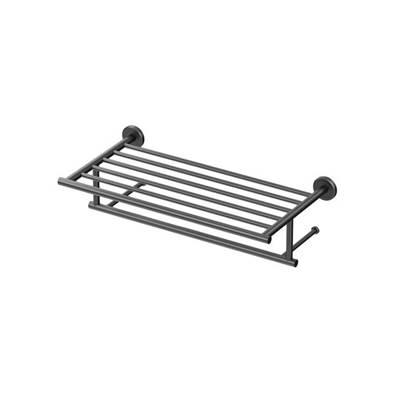 Latitude 18''L Towel Rack, Matte Black