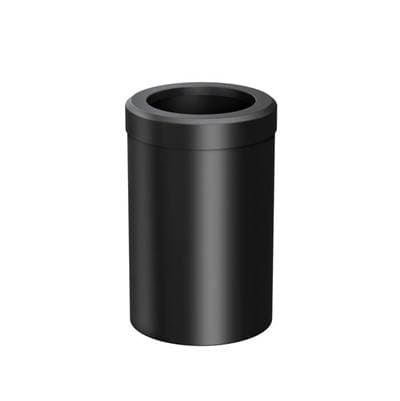 Gatco Wastebasket Round 11.875''H - Matte Black by Gatco