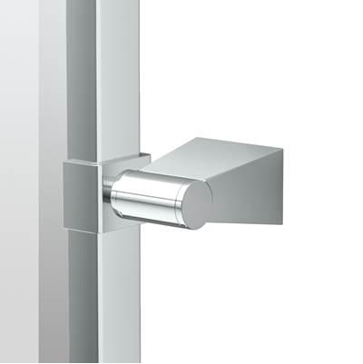 Bleu 32.5''H Framed Rectangle Mirror, Chrome