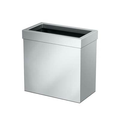 Gatco Wastebasket Rectangular 11.875''H - Chrome