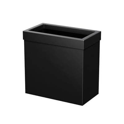 Gatco Wastebasket Rectangular 11.875''H - Matte Black by Gatco