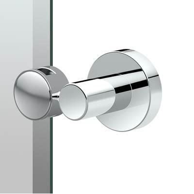 Glam 26.5''H Frameless Oval Mirror, Chrome