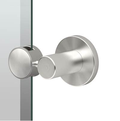 Gatco Channel 26.5''H Frameless Oval Mirror - Satin Nickel by Gatco