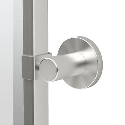 Gatco Channel 32.5''H Framed Rectangle Mirror - Satin Nickel by Gatco