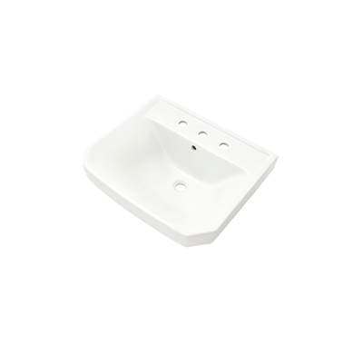 Gerber Plumbing Viper Petite Ped Top 21.88''x18.5'' 8''CC - White