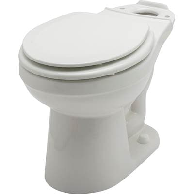 Gerber Plumbing Maxwell 1.28/1.6gpf Round Front Bowl - White