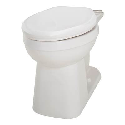 Gerber Plumbing Elite 1.28/1.6gpf Simple CT ADA EL Toilet Bowl - White