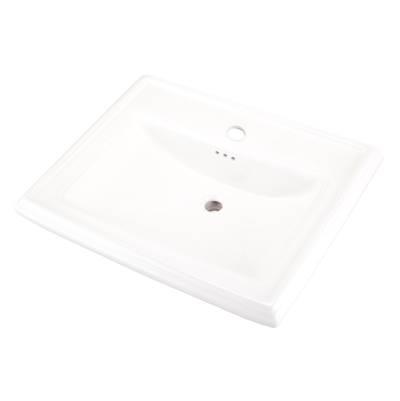 Logan Square Standard Ped Lav 27.38''x21.25'' Single Hole White