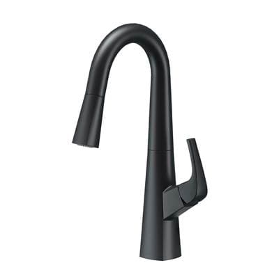 Gerber Plumbing Vaughn 1H Pull-down Prep Faucet 1.75gpm - Satin Black