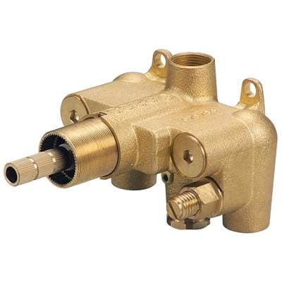 Gerber Plumbing 1H 3/4'' Thermostatic Valve W/ Stops for Shower Systems - Rough Brass by Gerber Plumbing