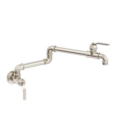 Gerber Plumbing Kinzie Wall Mount Pot Filler 2.2gpm - Stainless Steel by Gerber Plumbing
