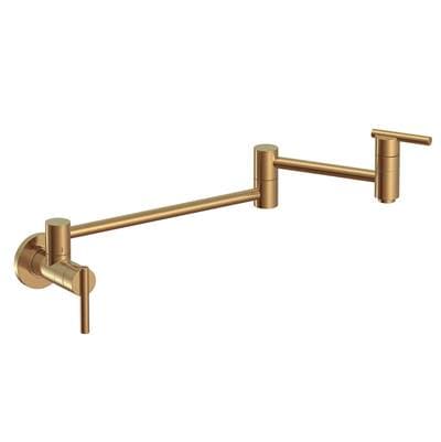 Gerber Plumbing Parma Wall Mount Pot Filler 2.2gpm - Brushed Bronze by Gerber Plumbing