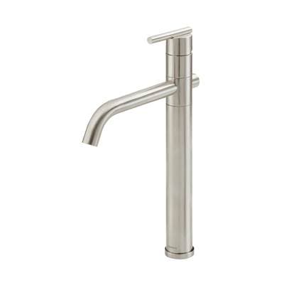 Gerber Plumbing Parma 1H Vessel Filler Single Hole Mount W/ Metal Grid Strainer 1.2gpm - Brushed...