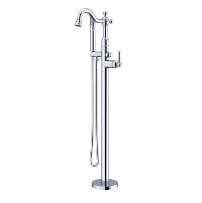 Gerber Plumbing Traditional Floor Mount Tub Filler Trim Kit with Showerstick Handshower 1.75gpm -... by Gerber Plumbing