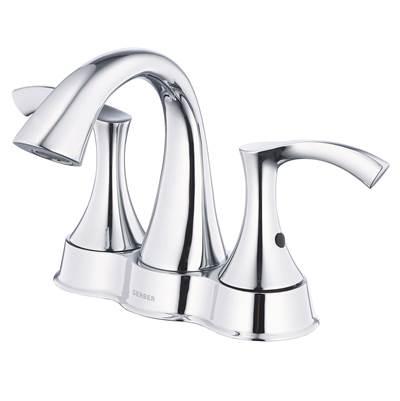 Antioch 2H Centerset Lavatory Faucet w/ 50/50 Touch Down Drain 1.2gpm Chrome