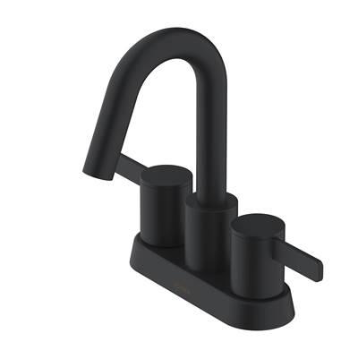 Amalfi 2H Centerset Lavatory Faucet w/ 50/50 Touch Down Drain 1.2gpm Satin Black