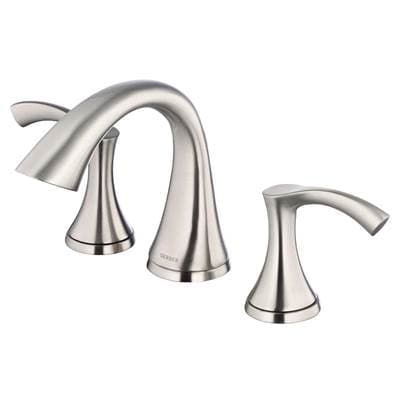 Gerber Plumbing Antioch 2H Widespread Lavatory Faucet W/ Metal Touch Down Drain 1.2gpm - Brushed...