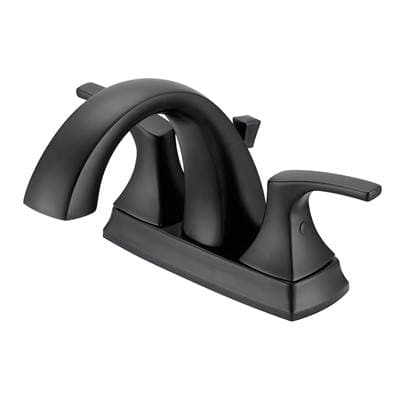 Gerber Plumbing Vaughn 2H Centerset Lavatory Faucet W/ Metal Pop-up Drain 1.2gpm - Satin Black