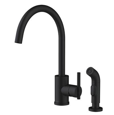 Gerber Plumbing Parma 1H Kitchen Faucet W/ Spray 1.75gpm - Satin Black