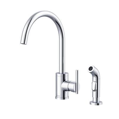 Gerber Plumbing Parma 1H Kitchen Faucet W/ Spray 1.75gpm/2.2gpm - Chrome by Gerber Plumbing