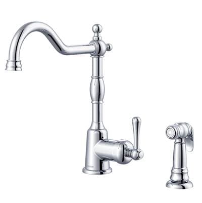 Gerber Plumbing Opulence 1H Kitchen Faucet W/ Spray 1.75gpm - Chrome by Gerber Plumbing