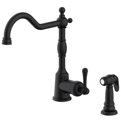 Gerber Plumbing Opulence 1H Kitchen Faucet W/ Spray 1.75gpm - Satin Black