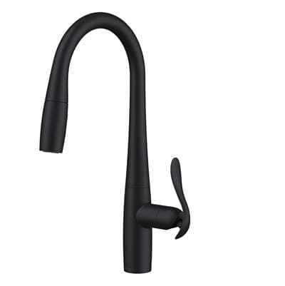 Gerber Plumbing Selene 1H Pull-down Kitchen Faucet W/ Snapback 1.75gpm - Satin Black