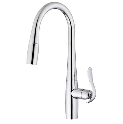 Gerber Plumbing Selene 1H Pull-down Kitchen Faucet W/ Snapback 1.75gpm - Chrome
