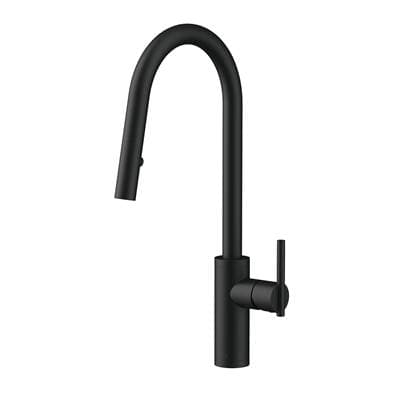 Gerber Plumbing Parma Cafe Pull-down Kitchen Faucet W/ Snapback Retraction 1.75gpm - Satin Black