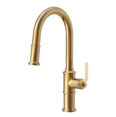 Gerber Plumbing Kinzie 1H Pull-down Kitchen Faucet W/ Snapback Retraction 1.75gpm - Brushed Bronze