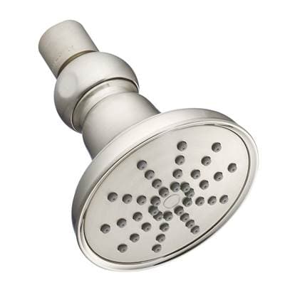 Gerber Plumbing Mono Round 3 1/2'' 1 Function Showerhead 1.75gpm - Brushed Nickel by Gerber Plumbing