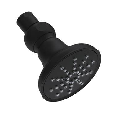 Gerber Plumbing Mono Round 3 1/2'' 1 Function Showerhead 1.75gpm - Satin Black