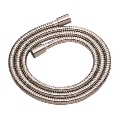 Gerber Plumbing 72'' All Metal Interlock Shower Hose W/ Brass Conicals - Brushed Nickel