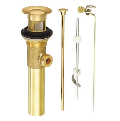 Gerber Plumbing 1 1/4'' Metal Pop-up Drain Assembly with Lift - Brushed Bronze by Gerber Plumbing
