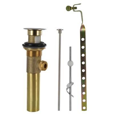 1 1/4'' Metal Pop-Up Drain Assembly with Lift Brushed Nickel