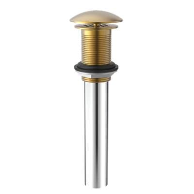 Gerber Plumbing 1 1/4'' Drain Without Overflow with Cover & Grid Strainer - Brushed Bronze by Gerber Plumbing