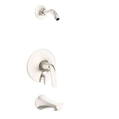 Gerber Plumbing Lemora 1H Tub & Shower Trim Kit & Treysta Cartridge with Diverter On Valve Less...