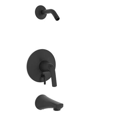 Gerber Plumbing Lemora 1H Tub & Shower Trim Kit & Treysta Cartridge with Diverter On Valve Less... by Gerber Plumbing