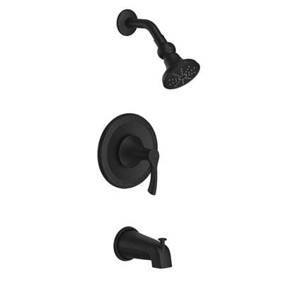 Gerber Plumbing Antioch 1H Tub & Shower Trim Kit W/ Diverter On Spout & Treysta Cartridge 1.75gpm...