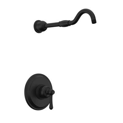 Opulence 1H Shower Only Trim Kit & Treysta Cartridge Less Showerhead Satin Black by Gerber Plumbing