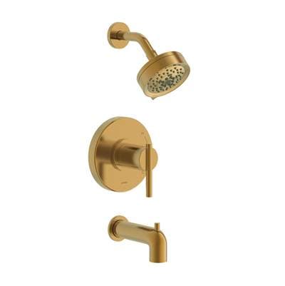 Gerber Plumbing Parma 1H Tub & Shower Trim Kit & Treysta Cartridge W/ Diverter On Tub Spout & 5...