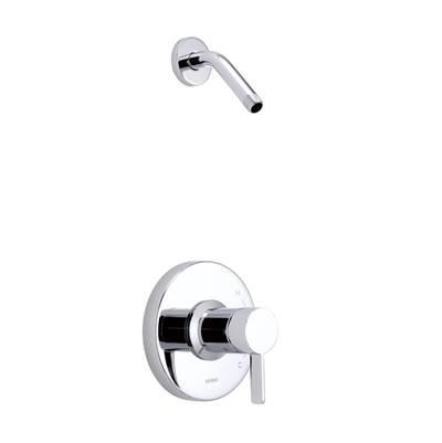 Amalfi 1H Shower Only Trim Kit & Treysta Cartridge Less Showerhead Chrome by Gerber Plumbing