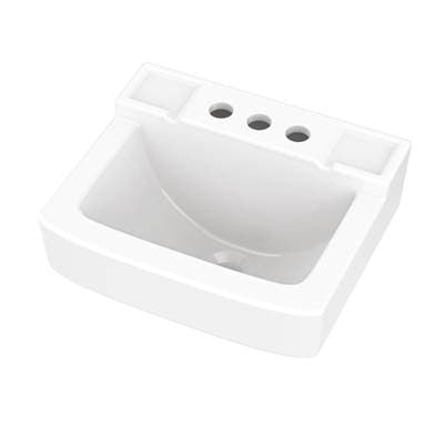 Gerber Plumbing West Point Wall Hung Lav 14x12 4''CC - White